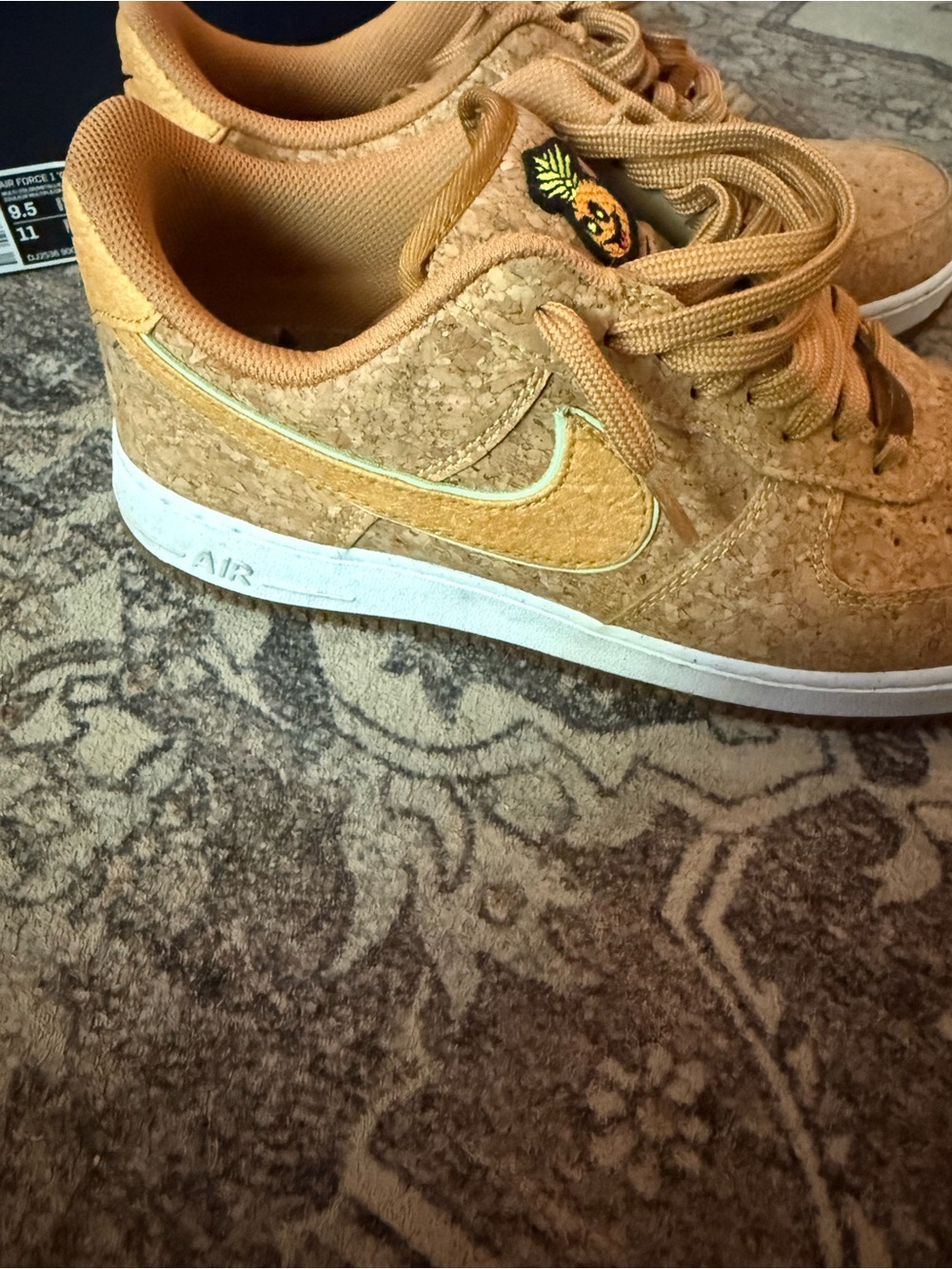 Nike Air Force 1 '07 Premium 'Happy Pineapple - Cork - Picture 4 of 7